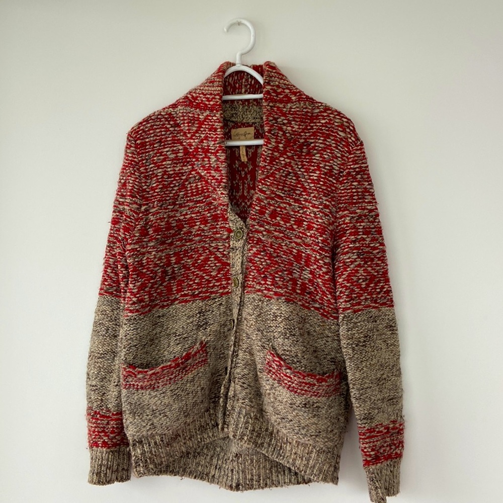 ARITZIA Wilfred free Nord Wool Cardigan Sweater L